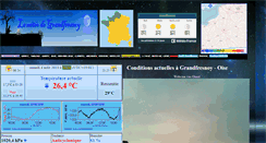 Desktop Screenshot of meteo-grandfresnoy.com