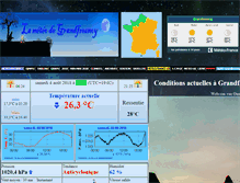 Tablet Screenshot of meteo-grandfresnoy.com